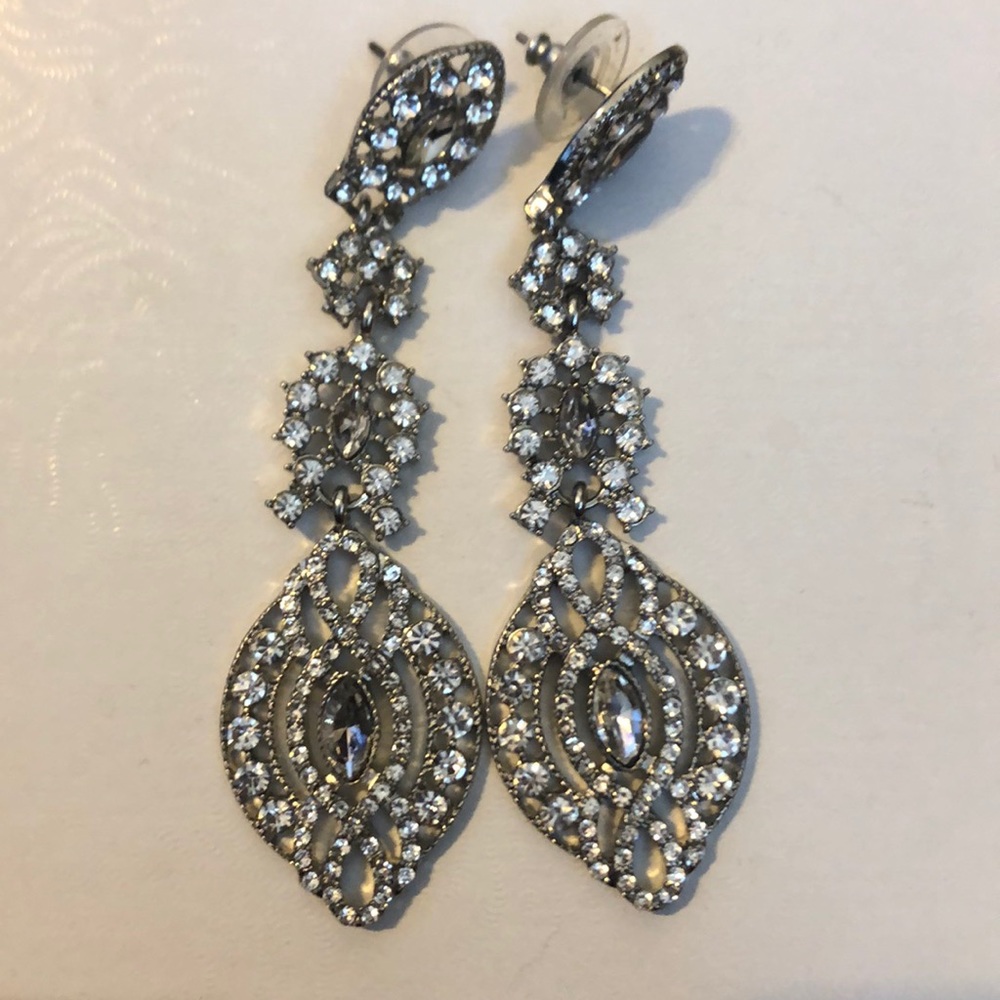 Silver earrings